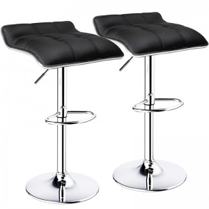 ERGODESIGN Backless Bar Stools Set of 2 with Adjustable Height
